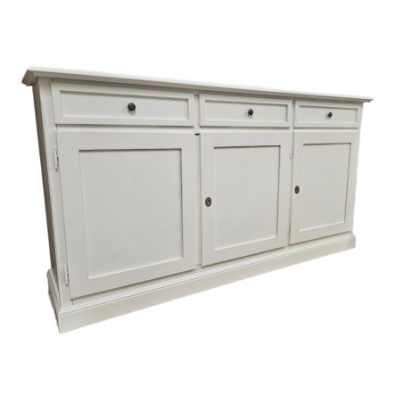 Credenza Base  Martini 3 Porte 3 Cassetti bianco -  L.155 cm