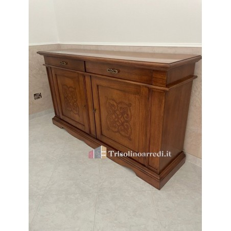 Credenza Giglio Bassano - Eleganza in Legno Massello L.210cm